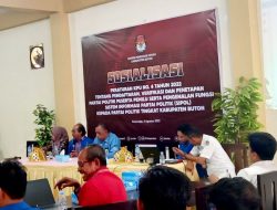 KPUD Buton Sosialisasi PKPU No 4 Tahun 2022