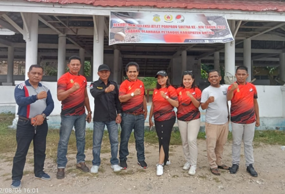 Jelang Porprov 2022, Cabor Petanque Buton Gelar Seleksi Atlet