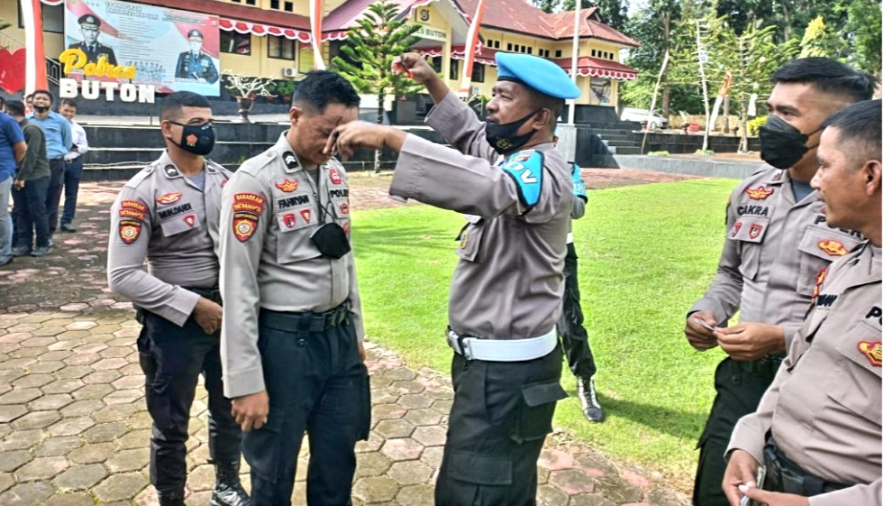 Tim Supervisi Bid Propam Polda Sultra Kunjungi Polres Buton