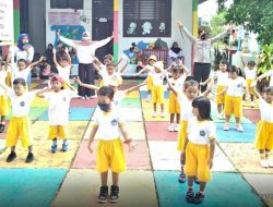 Kapolres Buton Olahraga Bersama Murid TK Kemala Bhayangkari 31 Buton