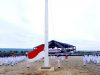 Paskibraka Buton Sukses Kibarkan Bendera Merah Putih