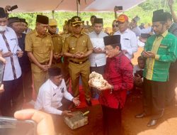 Imam Besar Mesjid Istiqlal, Letakkan Batu Pertama Pembangunan Ponpes Al-Ikhlas