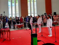 Gubernur Sultra Resmi Melantik Pj Bupati Buton, Kolut, Bombana dan Wabup Koltim