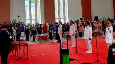 Gubernur Sultra Resmi Melantik Pj Bupati Buton, Kolut, Bombana dan Wabup Koltim