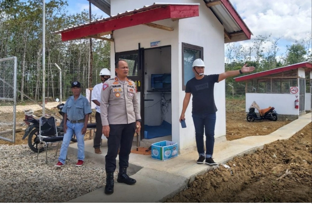 Silaturahim di Ambuau Indah, Kapolres Buton Cek Gudang Handak Pt Pertamina Hulu Energi