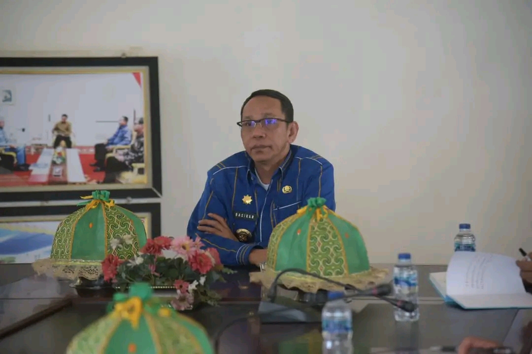 Pj. Bupati Buton Hadiri Rakor Vidcon Bincang Stranas Pencegahan Korupsi