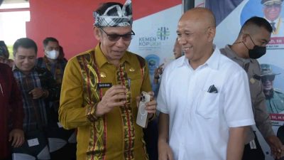 Hadiri Dialog UMKM, Pj. Bupati Buton Serahkan Usulan Bantuan Koperasi