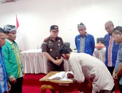 Pemda Buton Teken MoU Pembangunan Pasar Rakyat dengan Cv Lisyandi