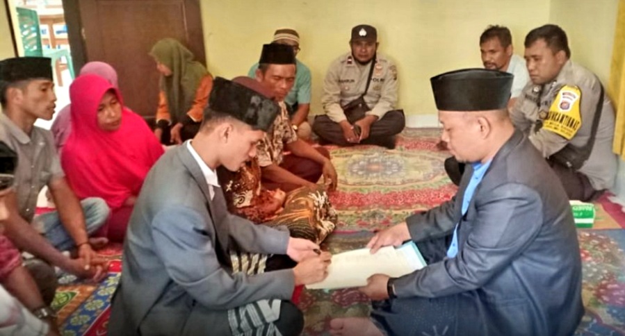 Napi Di Lasalimu Selatan Nikahi Kekasihya di Penjara
