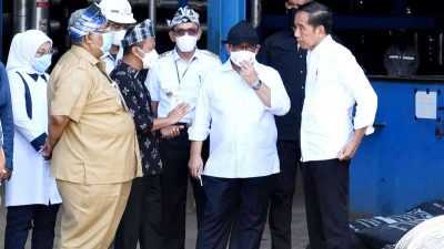 Presiden RI Kunjungi Tambang Aspal Buton