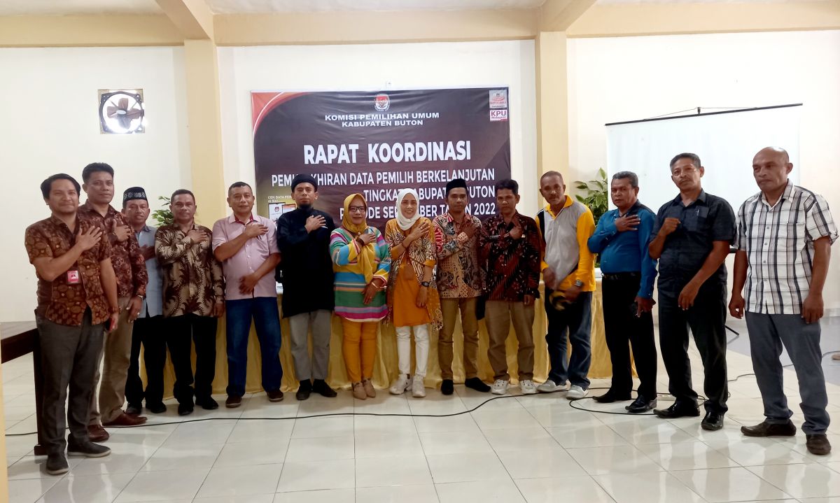 KPUD Buton Gelar Rakor Pemutahiran DPB