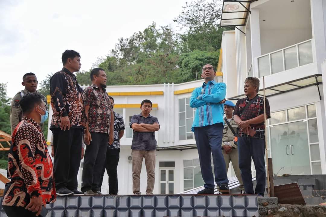 Pj. Bupati Buton Tinjau Pembangunan Mess Buton di Kendari