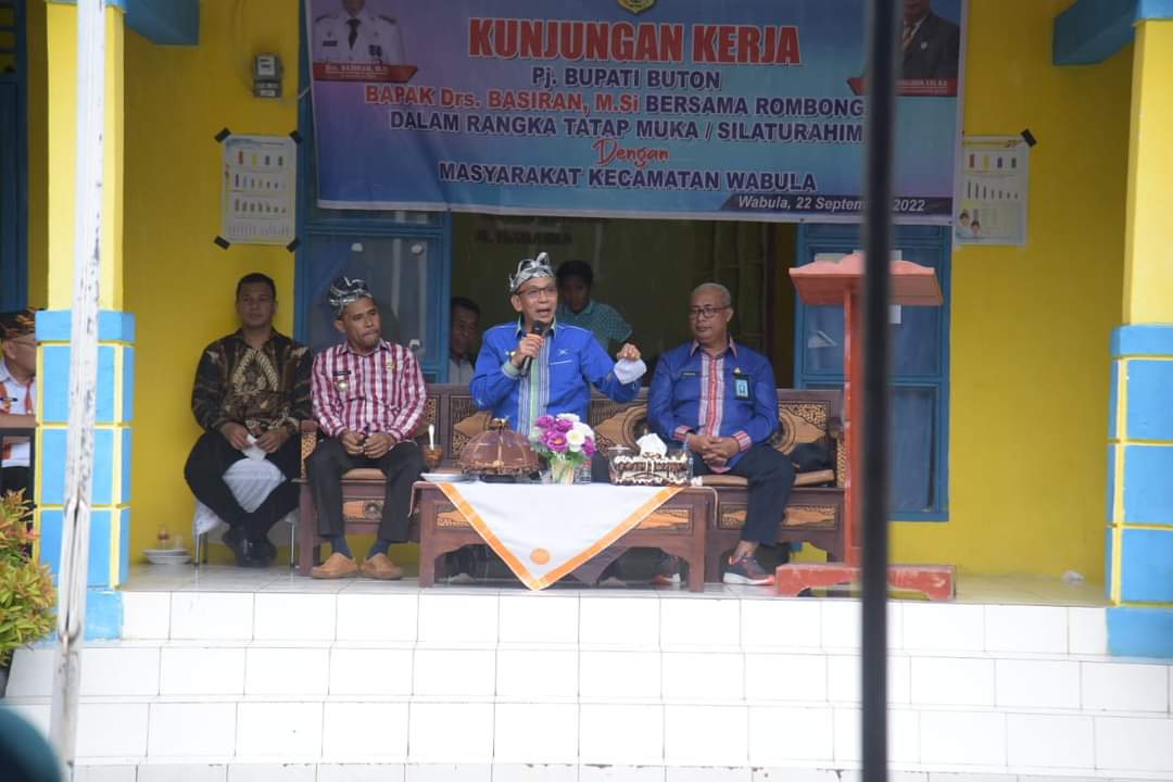 Pj. Bupati Buton, Kunker di Wabula