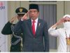 Jokowi Pimpin Upacara HUT ke-77 TNI di Istana Merdeka