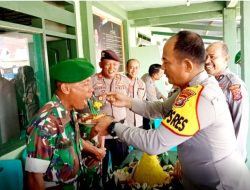 Sinergitas TNI-Polri, Kapolres Buton Beri Kejutan di HUT TNI ke-77
