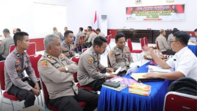 Cegah Penyimpangan Wewenang Tim Audit Kinerja Itwasda Polda Sultra Kunjungi Polres Buton