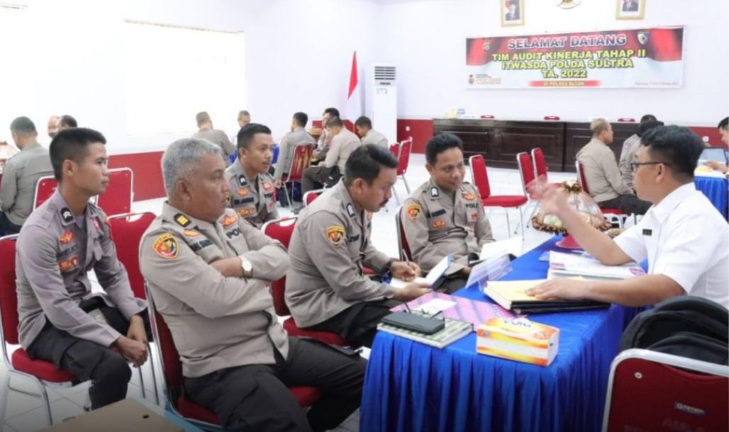 Cegah Penyimpangan Wewenang Tim Audit Kinerja Itwasda Polda Sultra Kunjungi Polres Buton