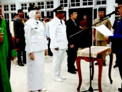 LM Hidayat Dilantik sebagai Camat Lasalimu Selatan