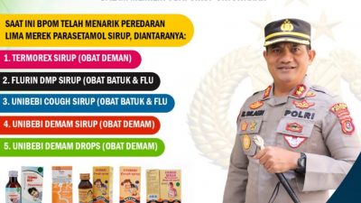 Kapolres Buton Himbau Masyarakat Hentikan Penggunaan Obat Sirup Anak