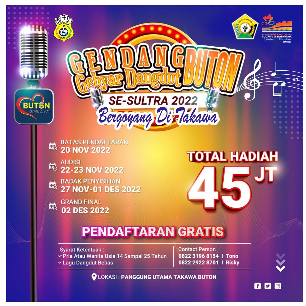 Pemkab Buton Gelar Gebyar Dangdut