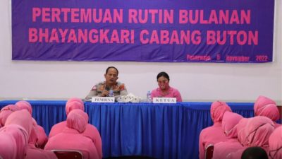 Kapolres Buton Ajak Bhayangkari Hidup Sederhana