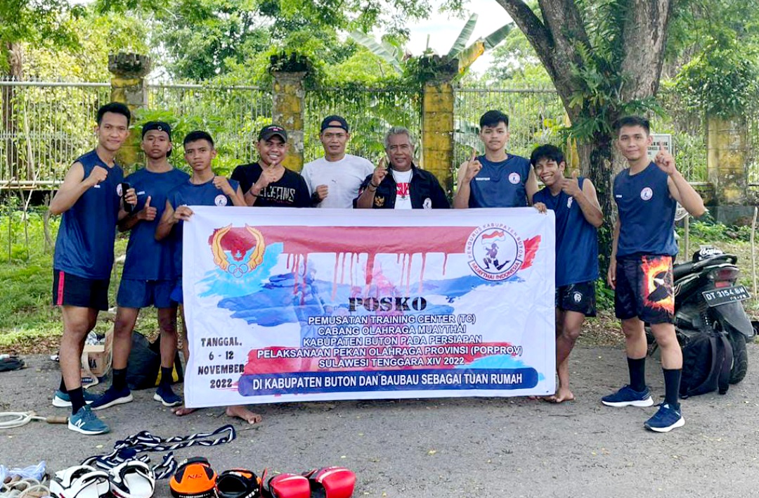 Pengurus Beladiri Muaythai Buton Maksimalkan Persiapan Atlet Porprov XIV