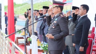 Pemkab Buton Gelar Upacara Hari Pahlawan nasional, Kapolres Buton Jadi Inspektur Upacara
