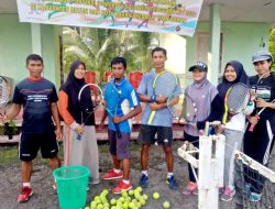 Jelang Porprov XIV, Atlet Tennis Lapangan Giat Latihan