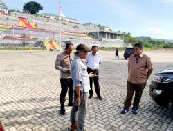 Dir Intelkam Polda Sultra Kunjungi Venue Buton