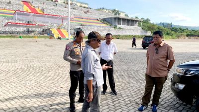 Dir Intelkam Polda Sultra Kunjungi Venue Buton