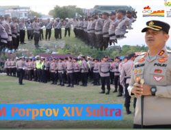 Jaga keamanan Porprov, Ratusan Aparat Gabungan TNI-Polri Disiagakan