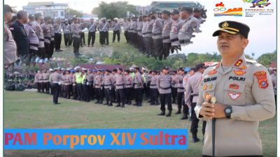 Jaga keamanan Porprov, Ratusan Aparat Gabungan TNI-Polri Disiagakan