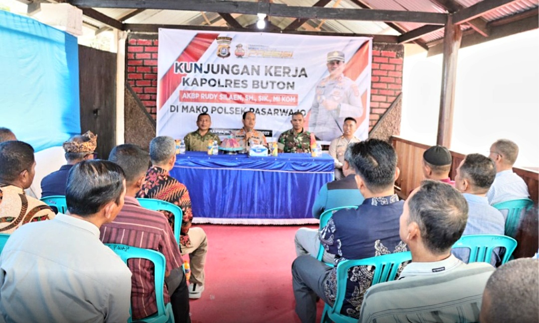Kapolres Buton Kunker di Polsek