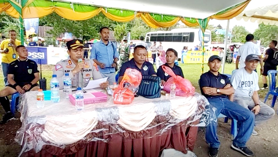 Porprov XIV Sultra, Kapolres ,Buton, Berikan ,Motivasi ,Kepada ,Atlet