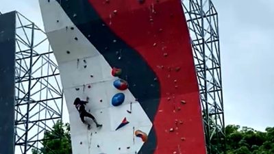 Porprov XIV, Atlet Panjat Tebing Buton Sumbang Medali Perak