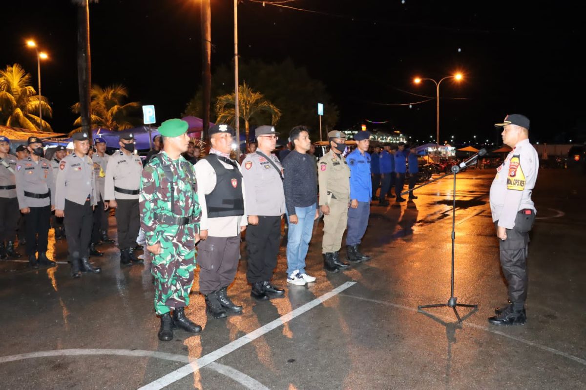 Pengamanan Porprov Sultra ke XIV Polres Baubau Gelar Patroli Gabungan