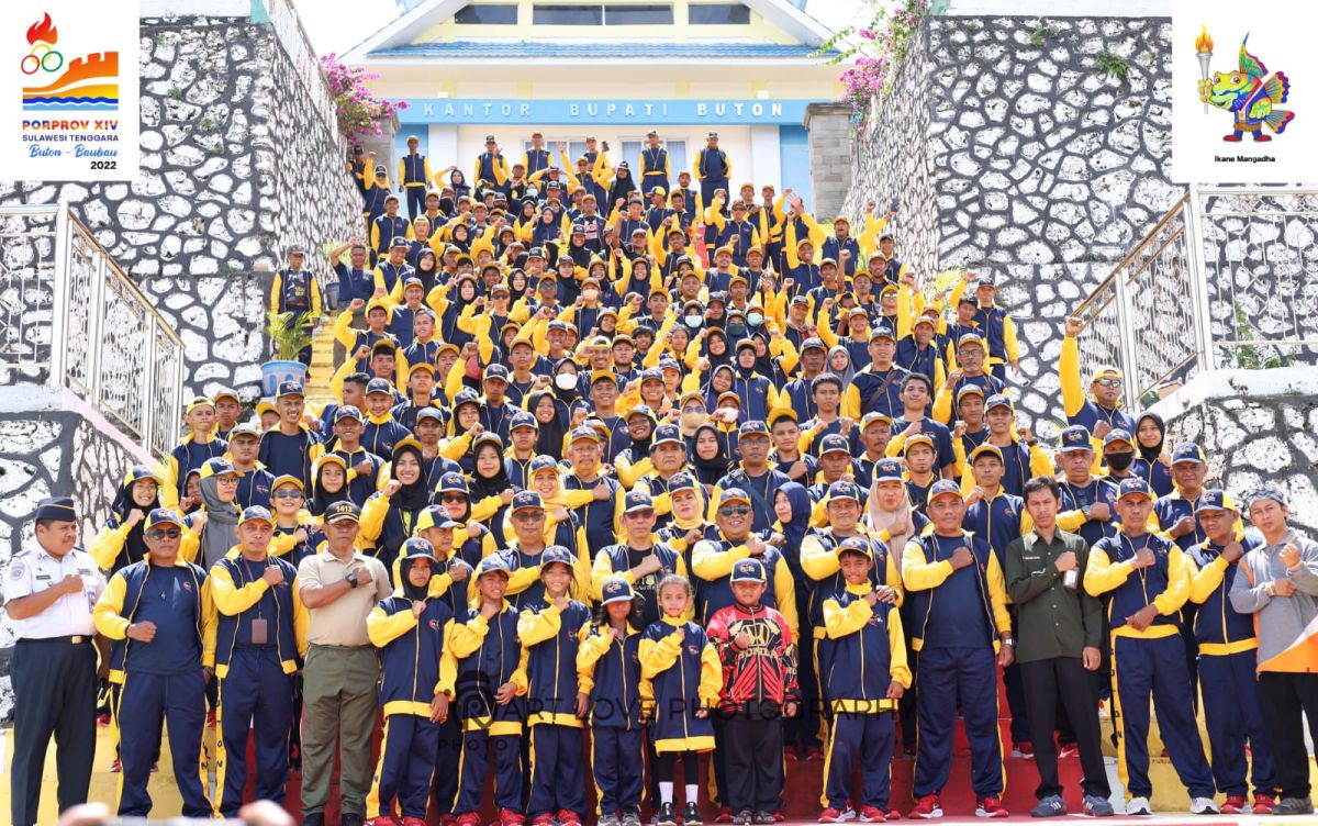 Lepas Kontingen Porprov, Ini Pesan Kapolres Buton
