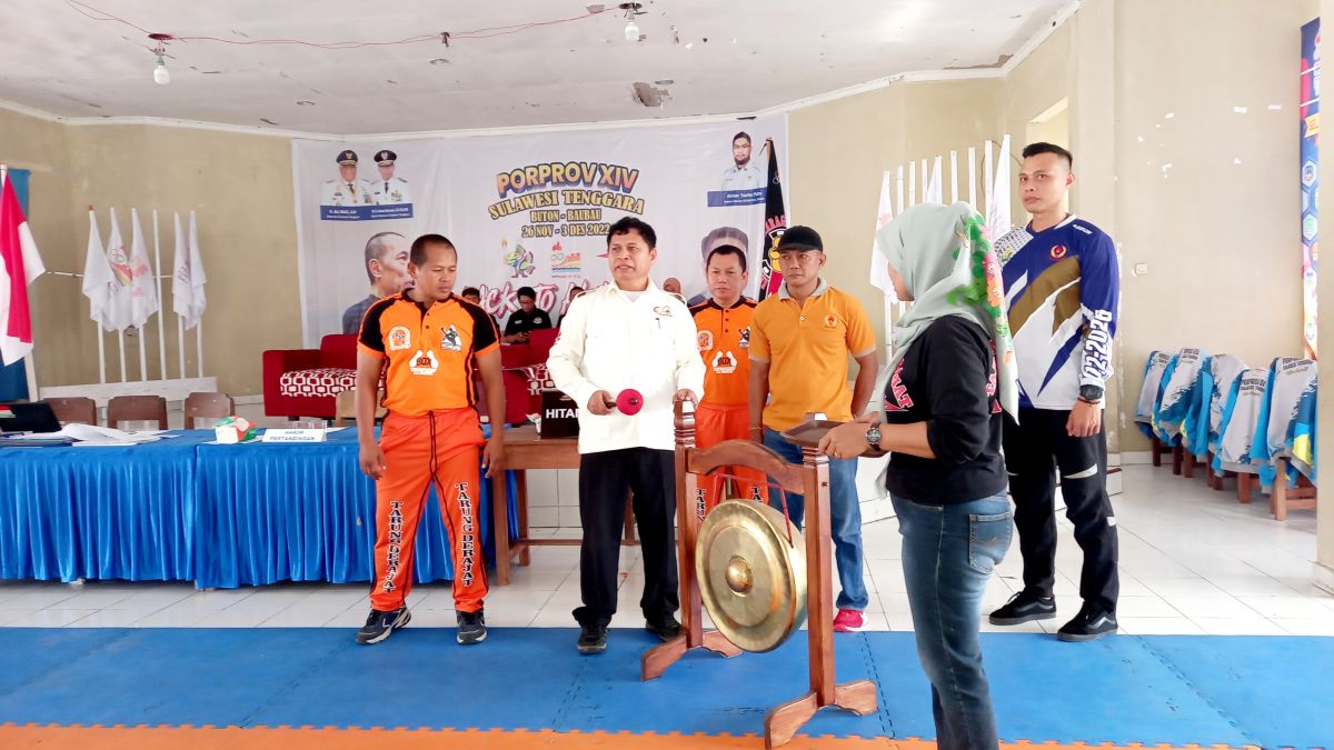 Kejuaraan Porprov XIV Sultra Tarung Derajat Dimulai Kejuaraan Porprov XIV Sultra Tarung Derajat Dimulai