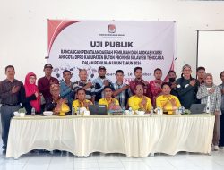 KPUD Buton Uji Publik Rancangan Penataan Dapil Pemilu 2024