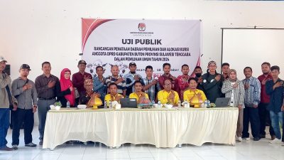 KPUD Buton Uji Publik Rancangan Penataan Dapil Pemilu 2024