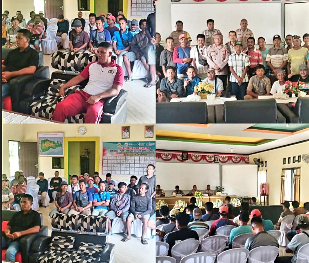 Dengar Keluhan Warga Polsek Pulau Taliabu Gelar " Jumat Curhat"