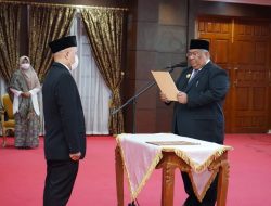 Gubernur Sultra Lantik Kepala BPKP Sultra Dihadiri Kepala Daerah di Sultra
