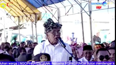 Ratusan Warga Lasalimu Antusias Mengikuti Ngopi Wa Engran