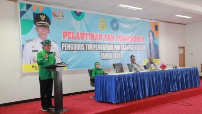 Pengurus TP PKK dan Bunda PAUD se - Kabupaten Buton Dikukuhkan, Ini Pesan Pj Bupati
