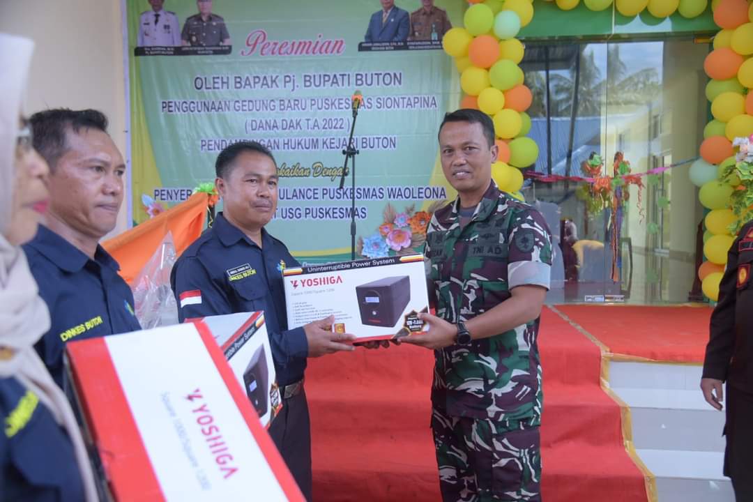 Pj Bupati Buton Resmikan Puskesmas Siotapina