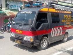 Malam Pergantian Tahun 2023 Polres BauBau Laksanakan Himbauan dengan Mobil Keliling