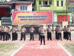 53 Anggota Polres Baubau Naik Pangkat