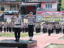 Polres Baubau laksanakan Upacara Bendera Bulanan