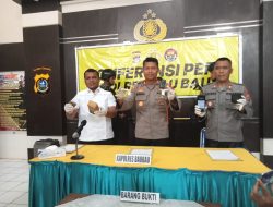 Polres Baubau Ringkus Pengedar Sabu saat Hendak Mengambil Paket