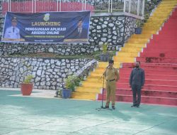Tingkatkan Kedisiplinan ASN, Pj. Bupati Buton Launching Absen Online